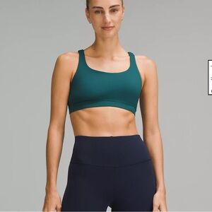 lululemon Energy Bra size 6 ColourStorm Teal